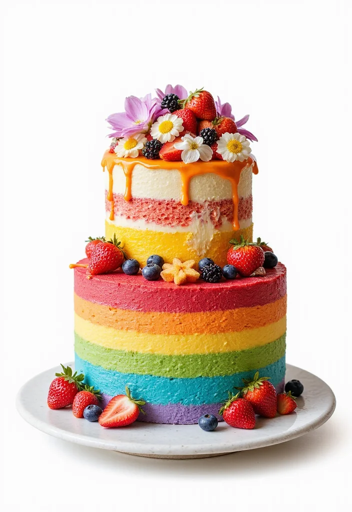 10 Divorce Party Cake Ideas That Will Make You Celebrate Freedom Like Never Before! - 3. Liberation Layer Cake