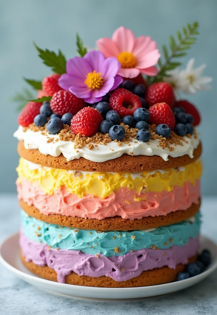 10 Divorce Party Cake Ideas That Will Make You Celebrate Freedom Like Never Before! - 9. 'Moving On' Layered Cake