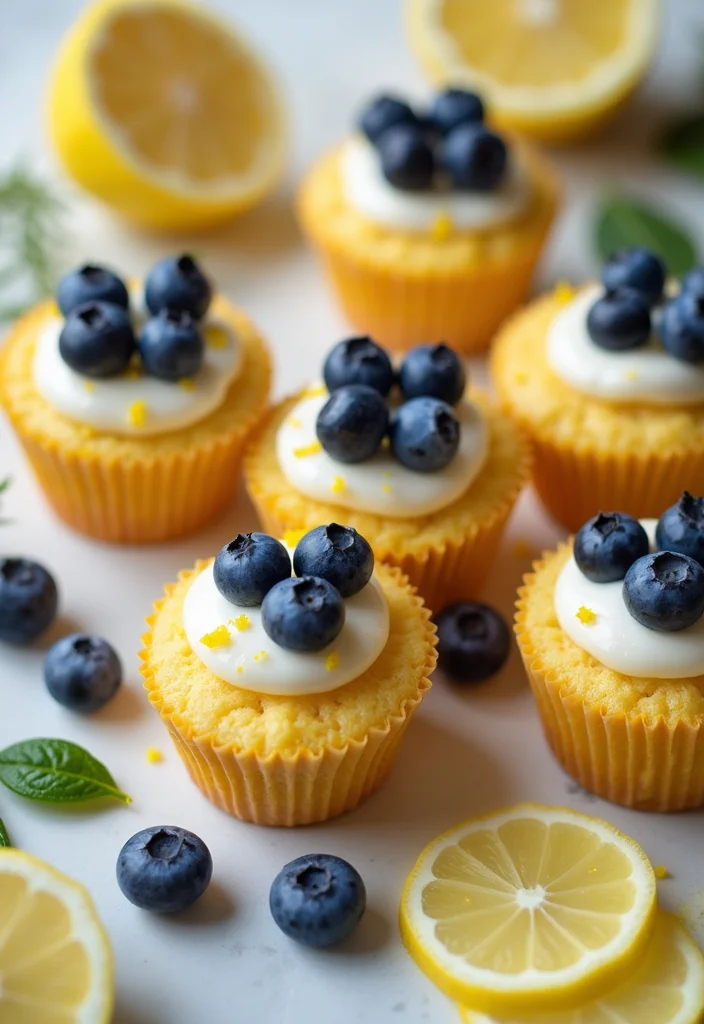 11 Delightful Mini Cake Treats to Celebrate Your Love on Your Anniversary! - 3. Lemon Blueberry Mini Cakes