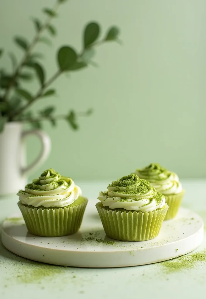11 Delightful Mini Cake Treats to Celebrate Your Love on Your Anniversary! - 6. Matcha Green Tea Mini Cakes