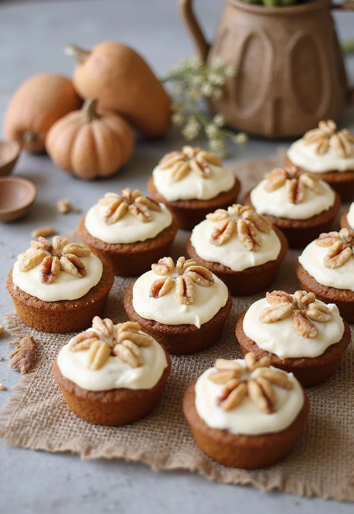 11 Delightful Mini Cake Treats to Celebrate Your Love on Your Anniversary! - 8. Carrot Cake Mini Muffins