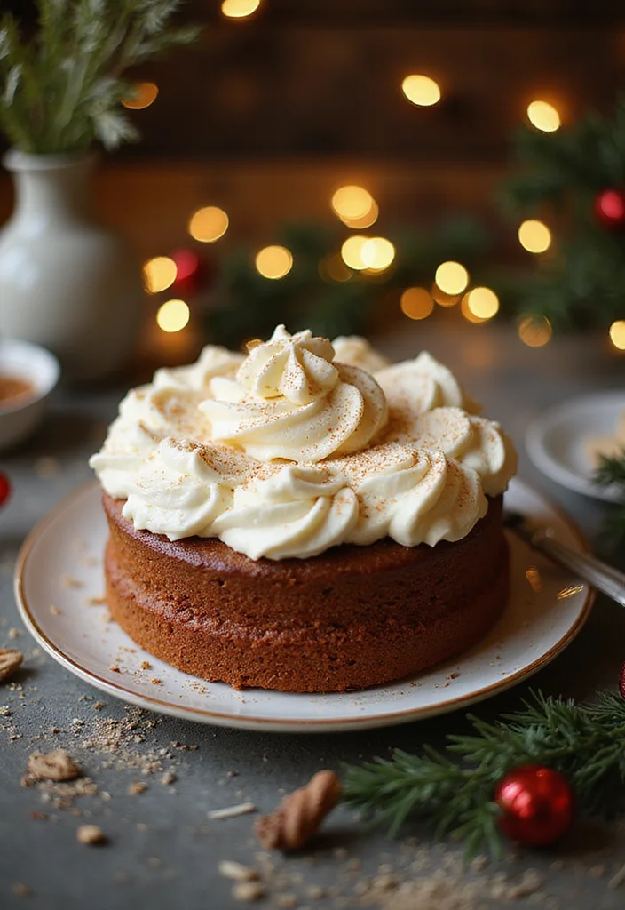 11 Easy Cake Christmas Recipes That Even Beginners Can Master! - 7. Spice Cake with Cream Cheese Frosting