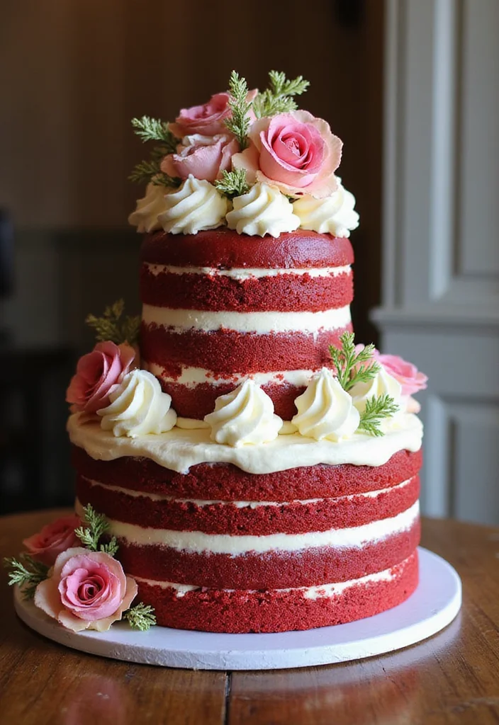 11 Elegant Cake Flavors Perfect for Your Dress to Impress Wedding! - 4. Opulent Red Velvet