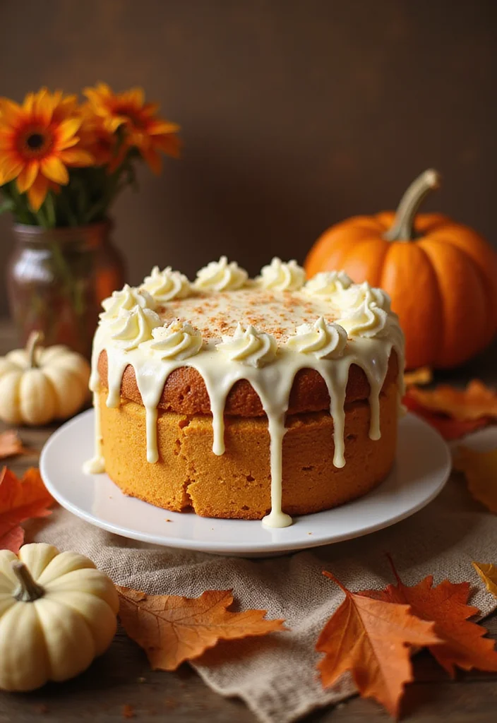 12 Home-Baked Drip Cakes That Are Easier Than You Think (Your Kitchen Will Love #8!) - 10. Pumpkin Spice Drip Cake