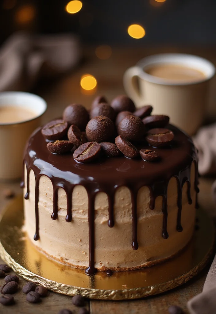 12 Home-Baked Drip Cakes That Are Easier Than You Think (Your Kitchen Will Love #8!) - 5. Mocha Drip Cake