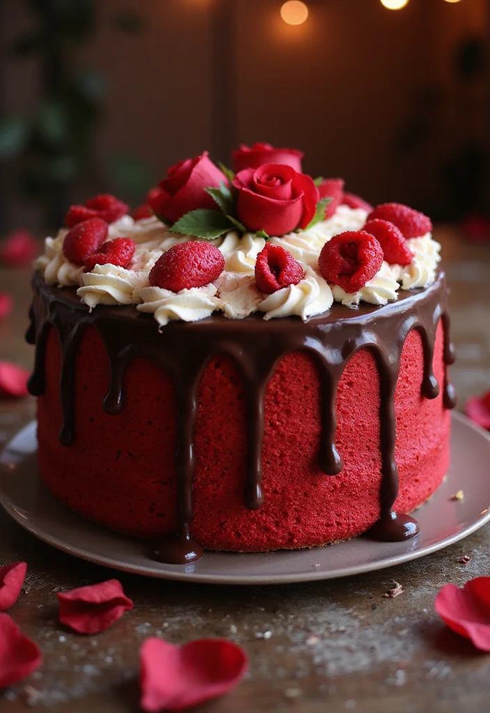 12 Home-Baked Drip Cakes That Are Easier Than You Think (Your Kitchen Will Love #8!) - 6. Red Velvet Drip Cake