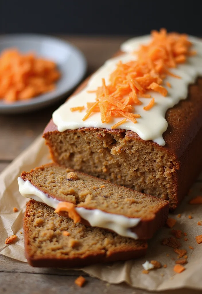 12 Simple Loaf Cake Recipes with Minimal Ingredients (Perfect for Beginners) - 11. Carrot Cake Loaf