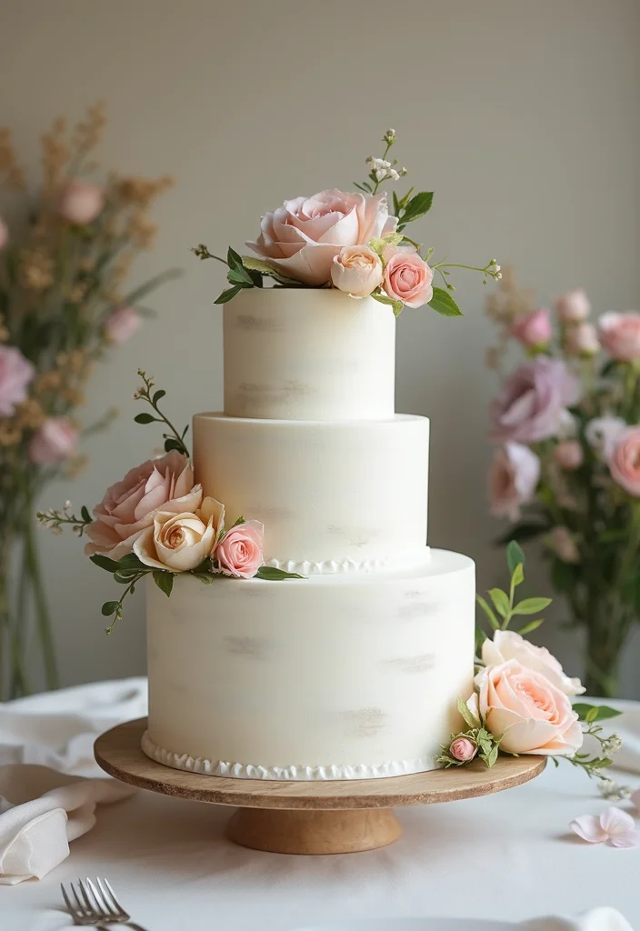 12 Stunning Nikkah Cakes That Will Steal the Show at Your Wedding (You Won't Believe #5!) - 10. Minimalist Delight