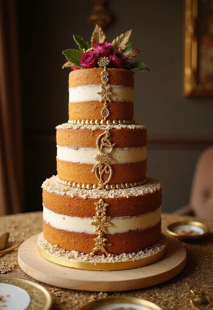 12 Stunning Nikkah Cakes That Will Steal the Show at Your Wedding (You Won't Believe #5!) - 2. Traditional Richness