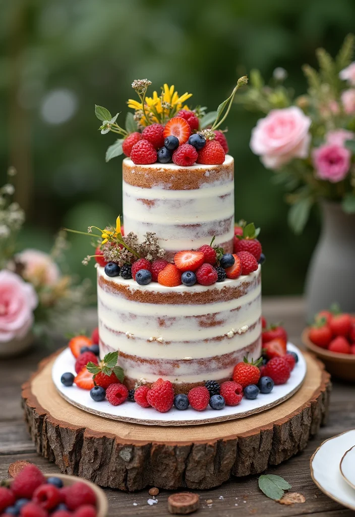 12 Stunning Nikkah Cakes That Will Steal the Show at Your Wedding (You Won't Believe #5!) - 7. Rustic Charm