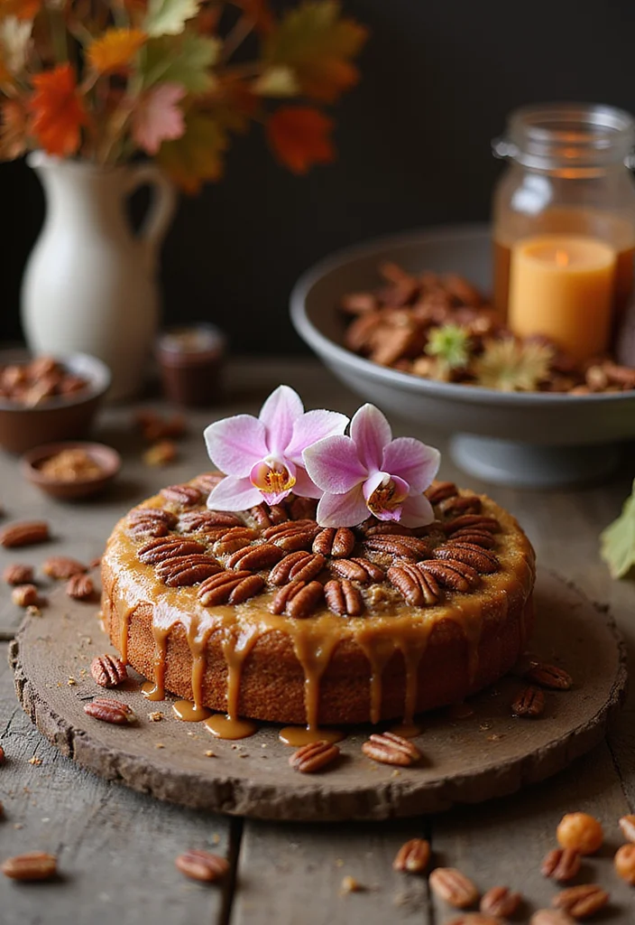 13 Luxurious Orchid Cakes That Will Make You Feel Like Royalty (Don’t Miss #1!) - 10. Maple Pecan Orchid Cake
