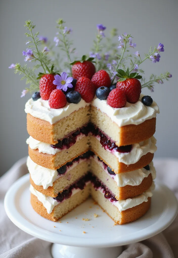 13 Spring Themed Cakes That Will Make Your Celebrations Extra Special! - 10. Floral Naked Cake