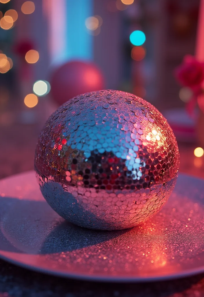 14 Chic Disco Themed Cakes for Grown-Up Celebrations! - 1. Mirror Ball Masterpiece