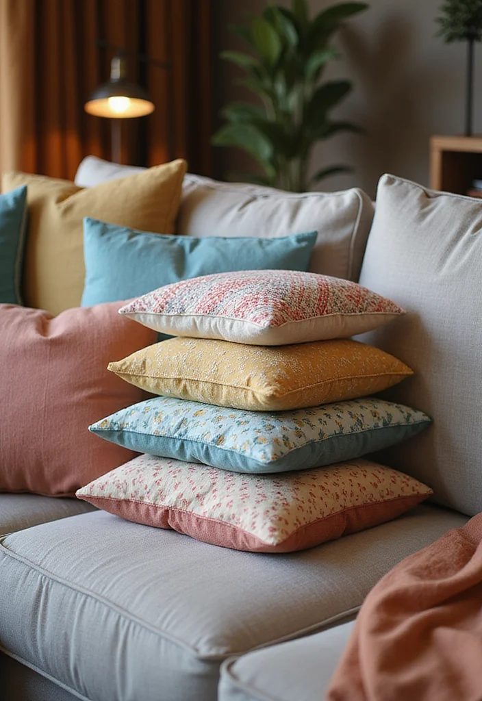 14 Easy Cake Crafts That'll Add a Personal Touch to Your Home Decor (#6 Is Adorable!) - 8. Layered Cake Throw Pillows