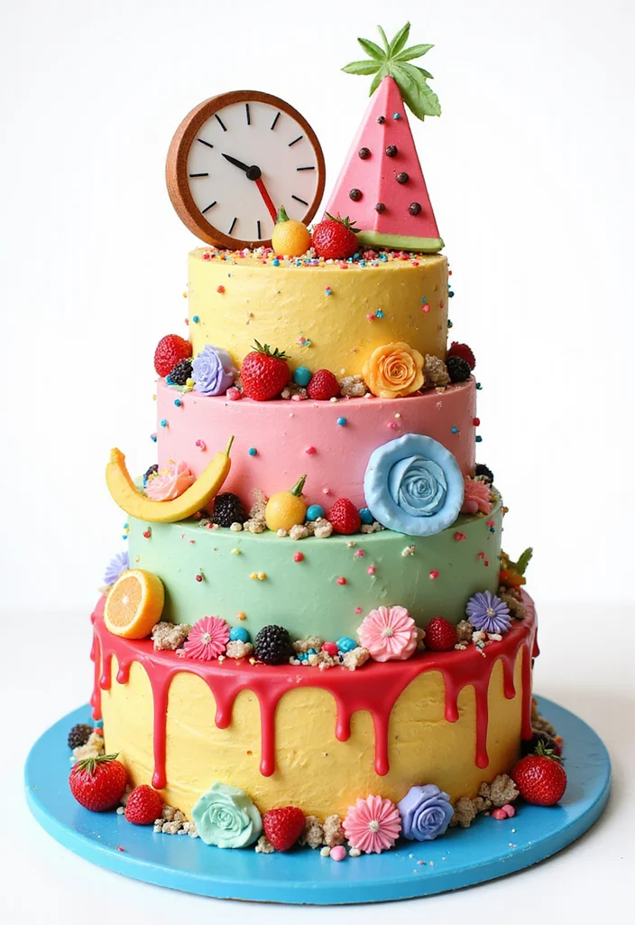 14 Funny Cake Decoration Ideas That Are As Creative As They Are Hilarious! - 11. ‘Punny’ Cake