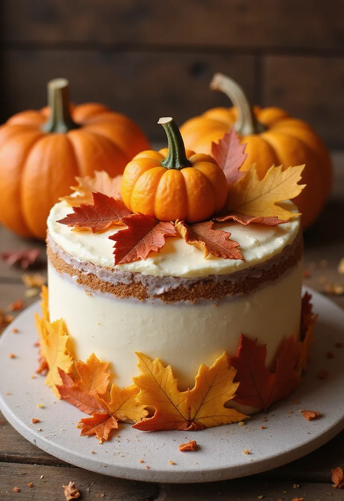 14 Personalized Couple Cakes That Will Make You Fall in Love All Over Again! - 7. Seasonal Flavor Cake