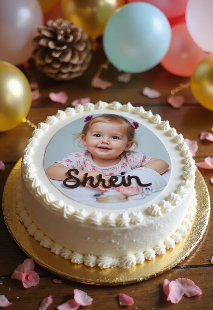 14 Unique Sweet Seventeen Cake Ideas That Will Stand Out at the Party! - 14. Personalized Photo Cake