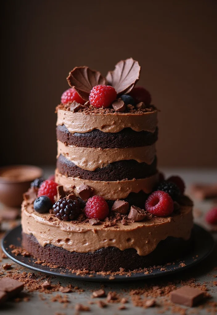 14 Unique Sweet Seventeen Cake Ideas That Will Stand Out at the Party! - 8. Chocolate Lovers Cake