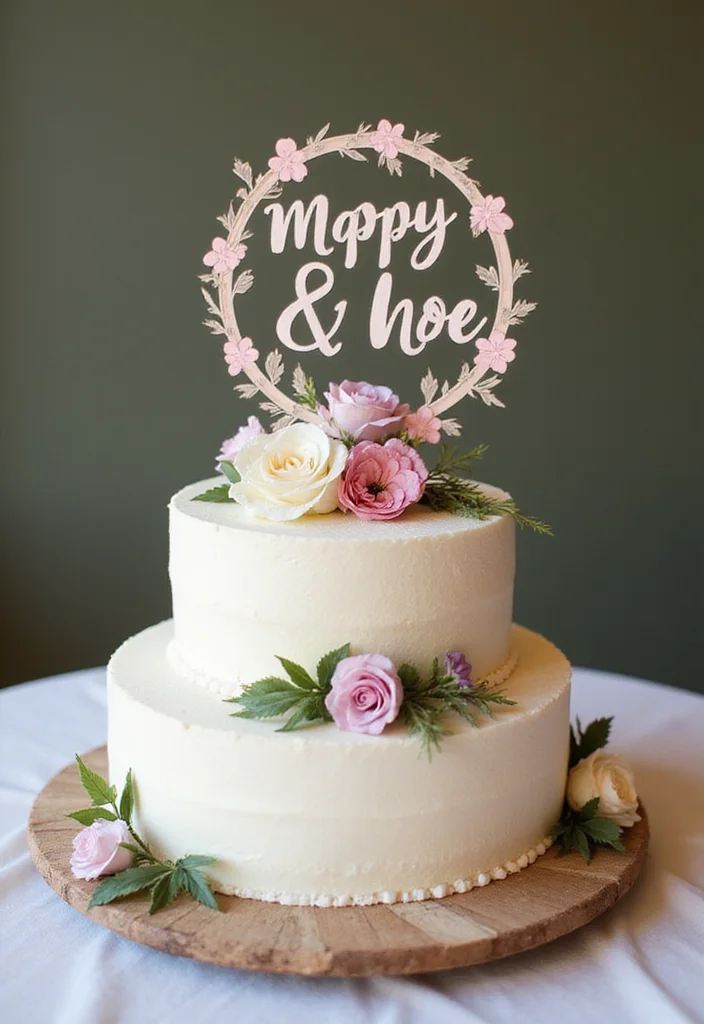 15 Creative Cake Table Decor Ideas You Wish You Knew Sooner (Watch Out for #7!) - 12. Creative Cake Toppers
