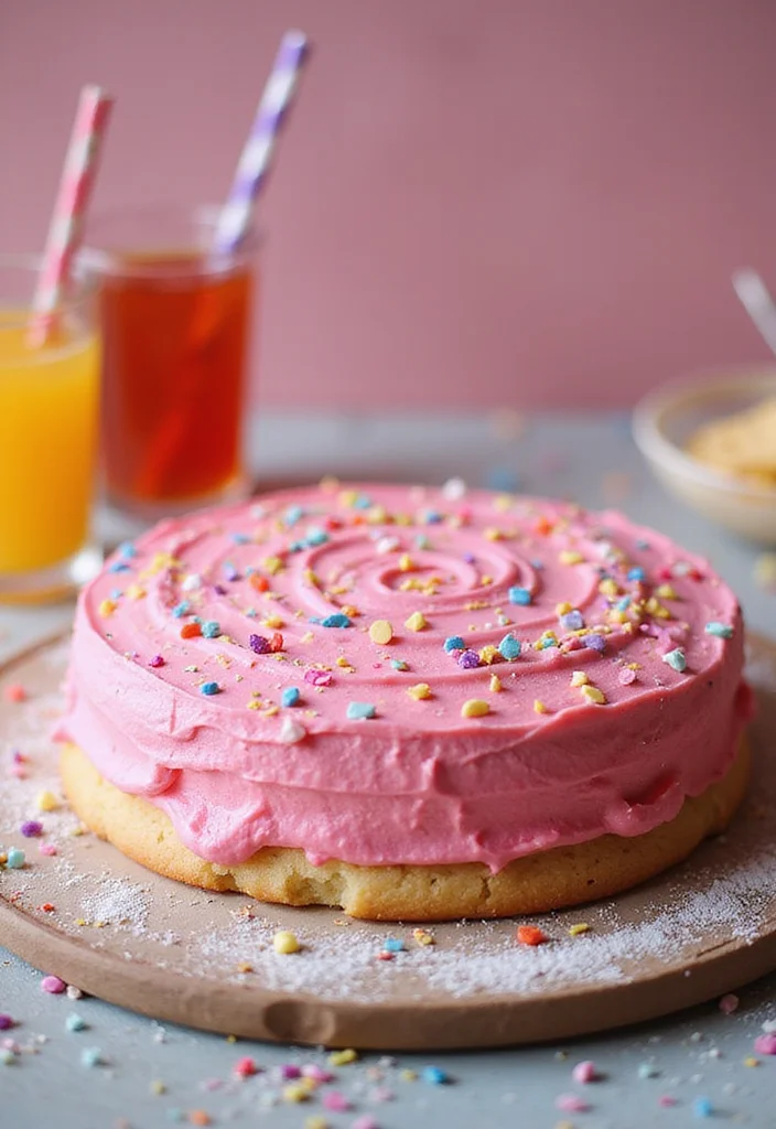 15 Creative Hot Pink Birthday Cakes That Will Steal the Show! - 14. Hot Pink Cookie Cake