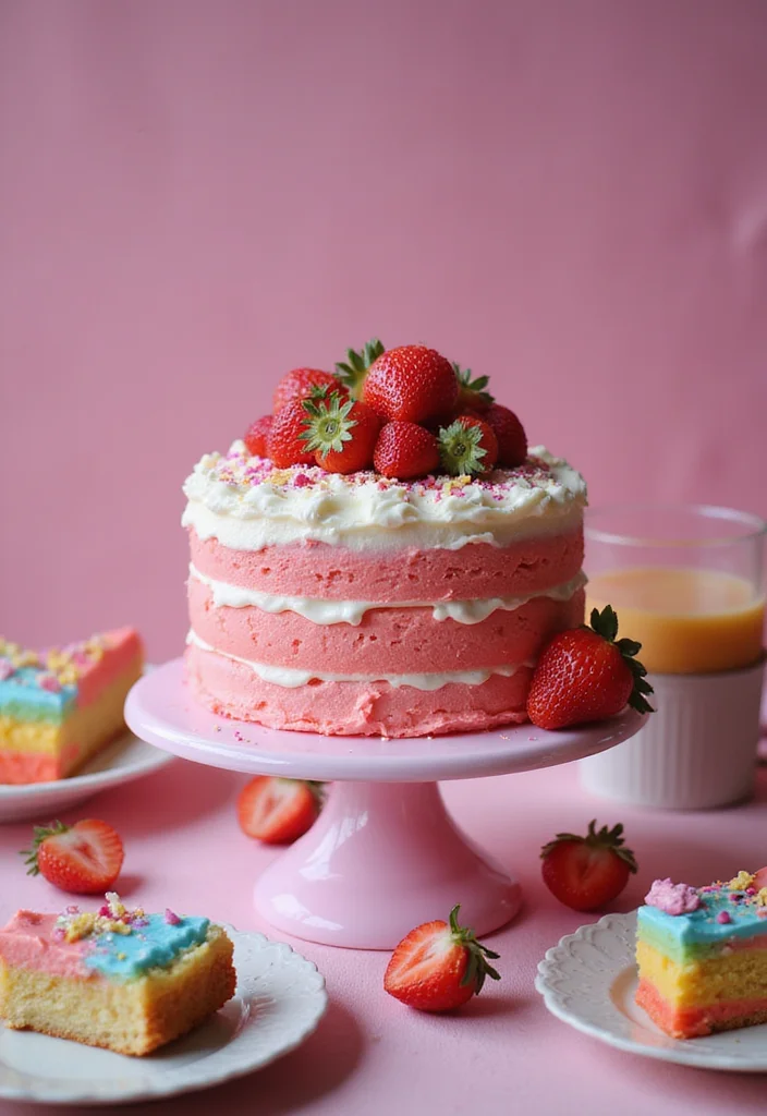 15 Creative Hot Pink Birthday Cakes That Will Steal the Show! - 8. Hot Pink Layer Cake