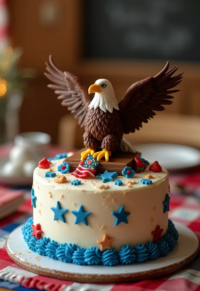 15 Creative Law Cake Ideas for Your Next Legal Celebration (Wait Until You See #8!) - 14. Legal Eagle Cake