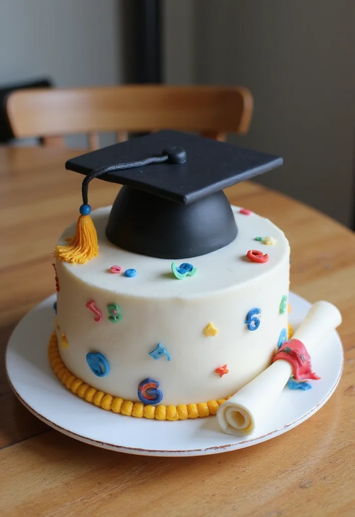 15 Creative Law Cake Ideas for Your Next Legal Celebration (Wait Until You See #8!) - 7. Law School Graduation Cake