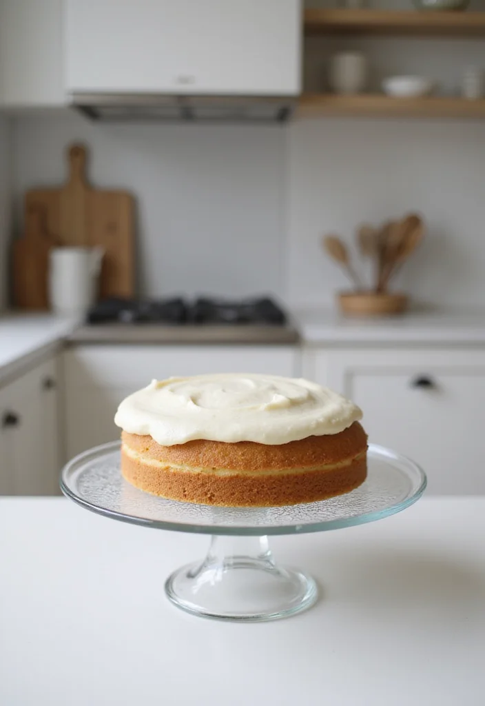 15 Creative Ways to Style Your Lunch Cake for Instagram-Worthy Kitchen Decor! - 4. Minimalist Elegance