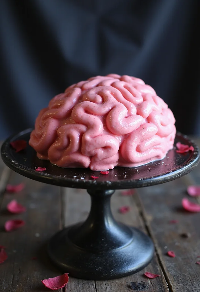 15 Hauntingly Delicious Scary Cake Ideas That Will Terrify Your Taste Buds! - 14. Zombie Brain Cake