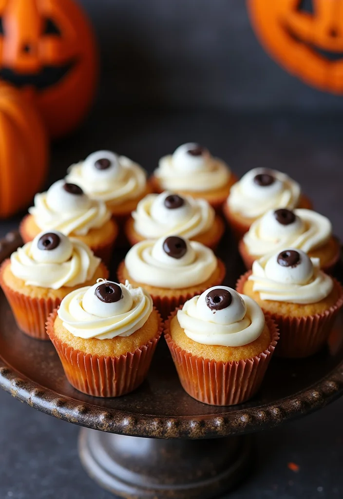 15 Hauntingly Delicious Scary Cake Ideas That Will Terrify Your Taste Buds! - 8. Eyeball Cupcakes
