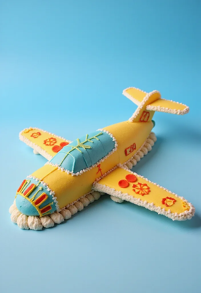15 Mind-Blowing Aviation Cake Ideas That Will Take Your Parties to New Heights! - 1. The Classic Airplane Cake
