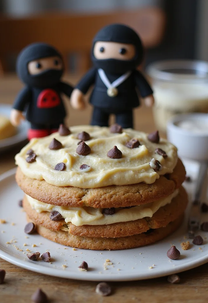 16 Delicious Ninja Cake Recipes That Will Make Your Kid's Party Legendary! - 6. Cookie Ninja Cake