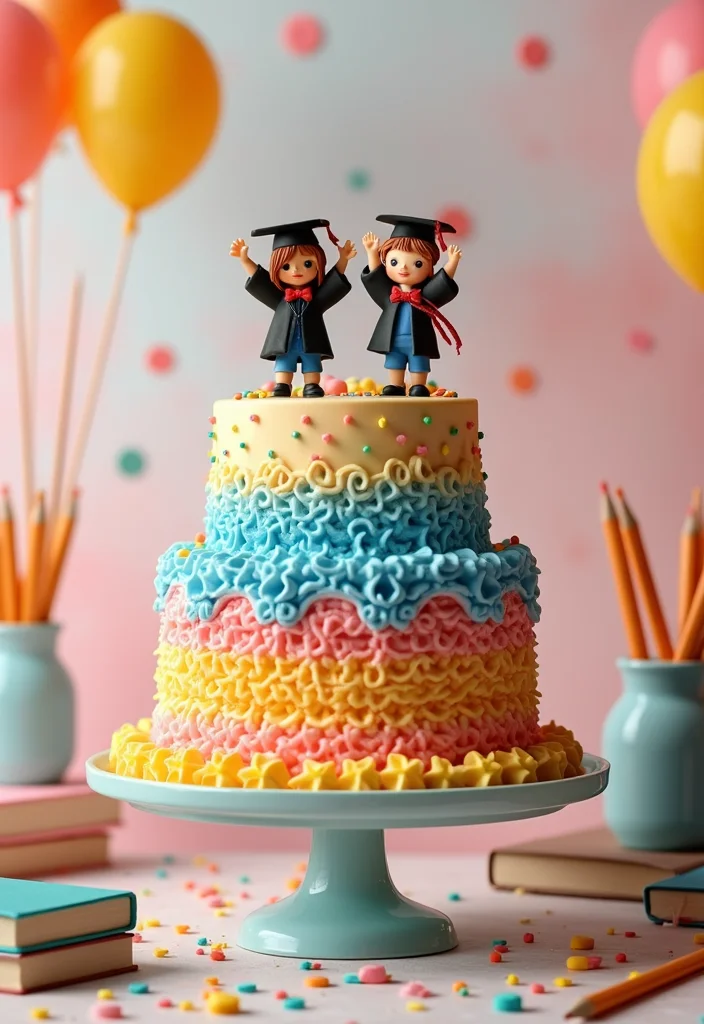 16 Funny Graduation Cakes That Will Make Everyone Laugh! - 1. The 'Finally Free!' Cake