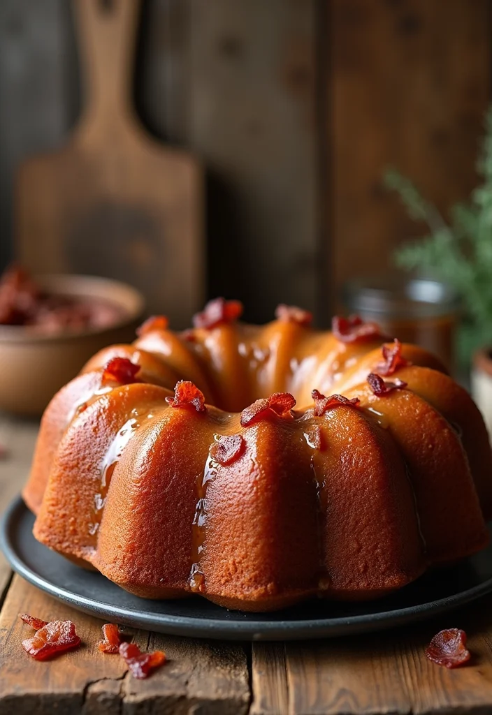 17 Crowd-Pleasing Bundt Cake Recipes That Will Wow Your Party Guests! - 13. Maple Bacon Bundt Cake