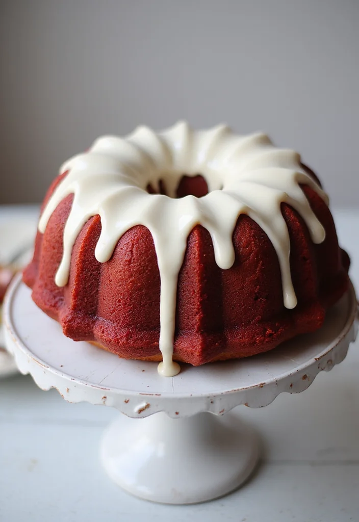 17 Crowd-Pleasing Bundt Cake Recipes That Will Wow Your Party Guests! - 5. Red Velvet Bundt Cake