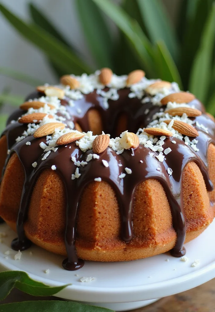 17 Crowd-Pleasing Bundt Cake Recipes That Will Wow Your Party Guests! - 7. Almond Joy Bundt Cake