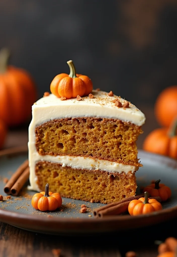 17 Spooky Flavors for Halloween Cake Decorating That Will Thrill Your Taste Buds! - 1. Pumpkin Spice Nightmare
