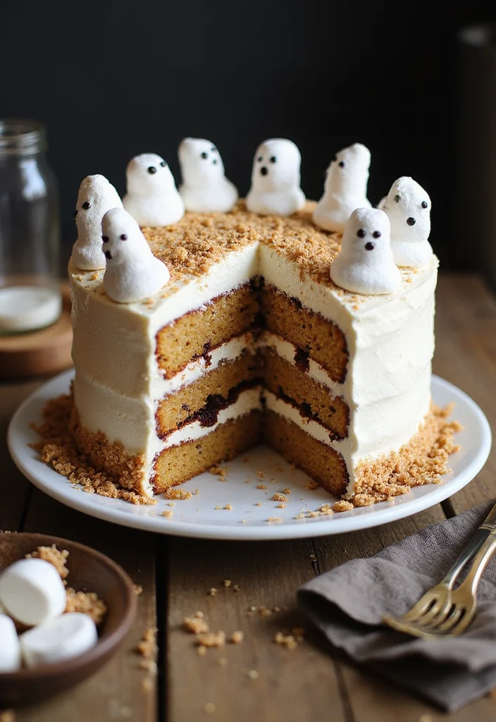 17 Spooky Flavors for Halloween Cake Decorating That Will Thrill Your Taste Buds! - 11. Spooky S'mores