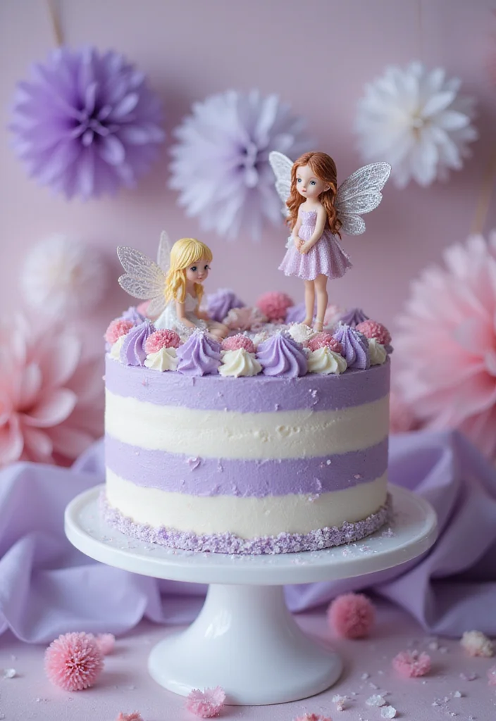 18 Enchanting Ballerina Birthday Cake Ideas That Will Inspire Your Next Party! - 3. Sugar Plum Fairy Cake