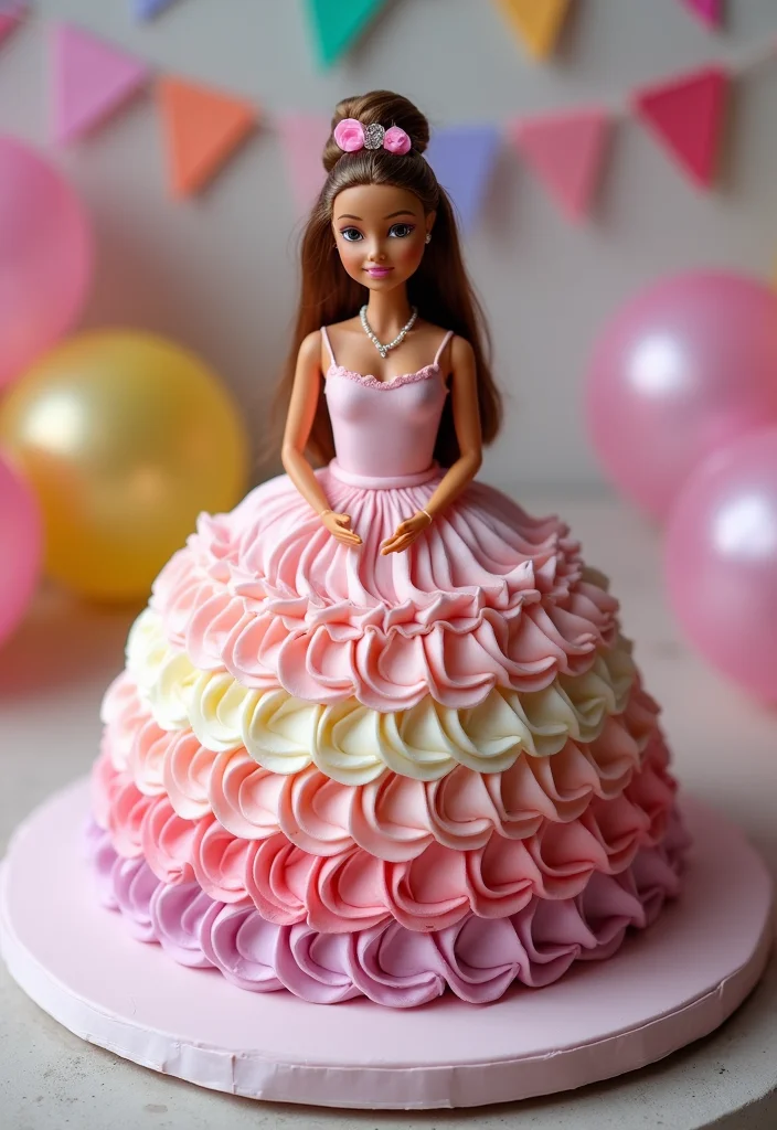 18 Enchanting Ballerina Birthday Cake Ideas That Will Inspire Your Next Party! - 5. Ballerina Doll Cake