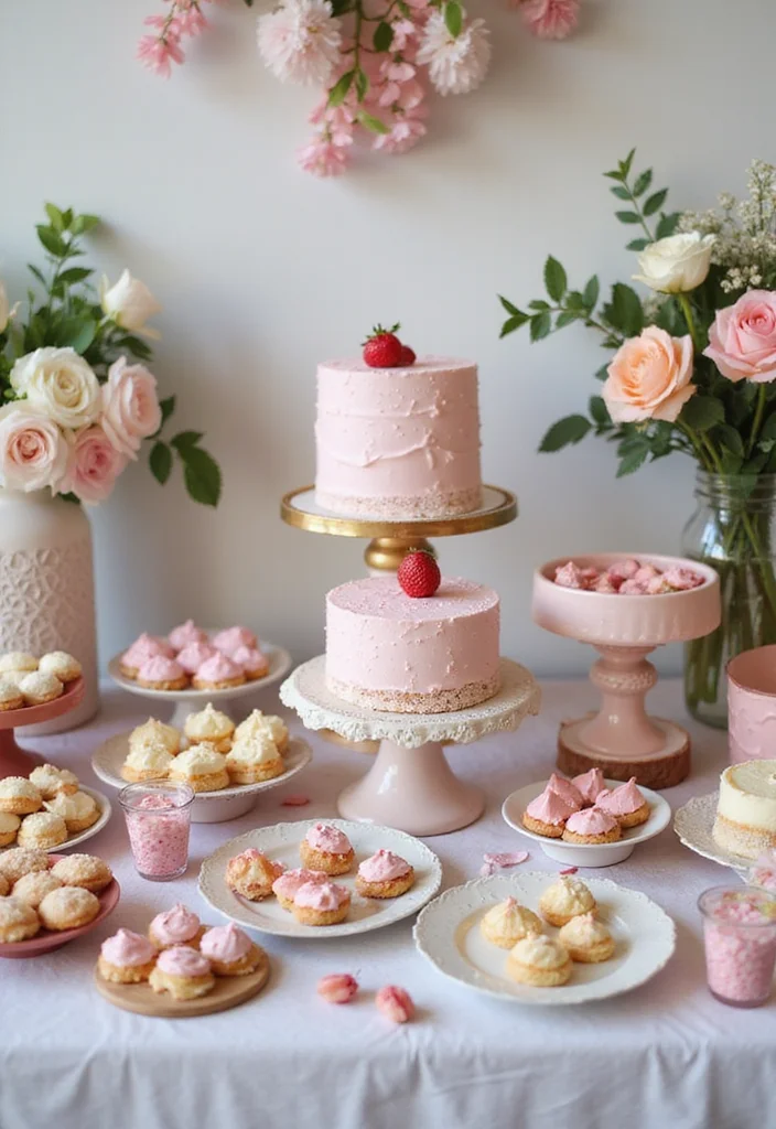 18 Stunning Gingham Cake Ideas for Your Dream Wedding (Wait Until You See #9!) - 18. Gingham Dessert Table