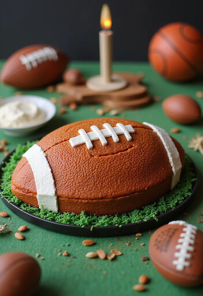 18 Themed 21st Birthday Cake Ideas That Will Make Your Celebration Unforgettable! - 16. Sports Fan Cake