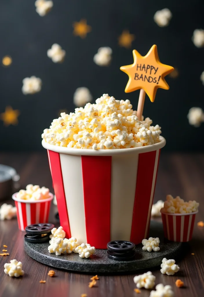 18 Themed 21st Birthday Cake Ideas That Will Make Your Celebration Unforgettable! - 5. Movie Night Cake