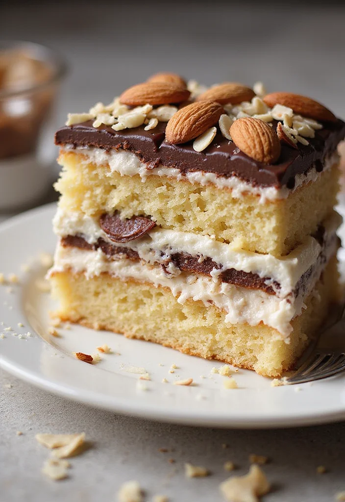 19 Tasty Christmas Birthday Cakes for a Festive Celebration! - 17. Almond Joy Cake