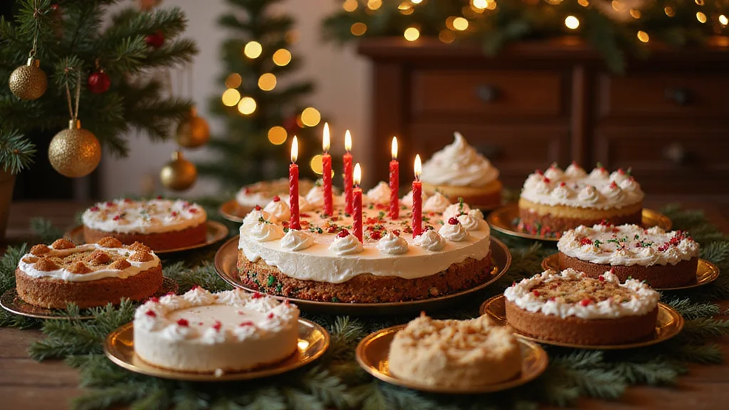 19 Tasty Christmas Birthday Cakes for a Festive Celebration!