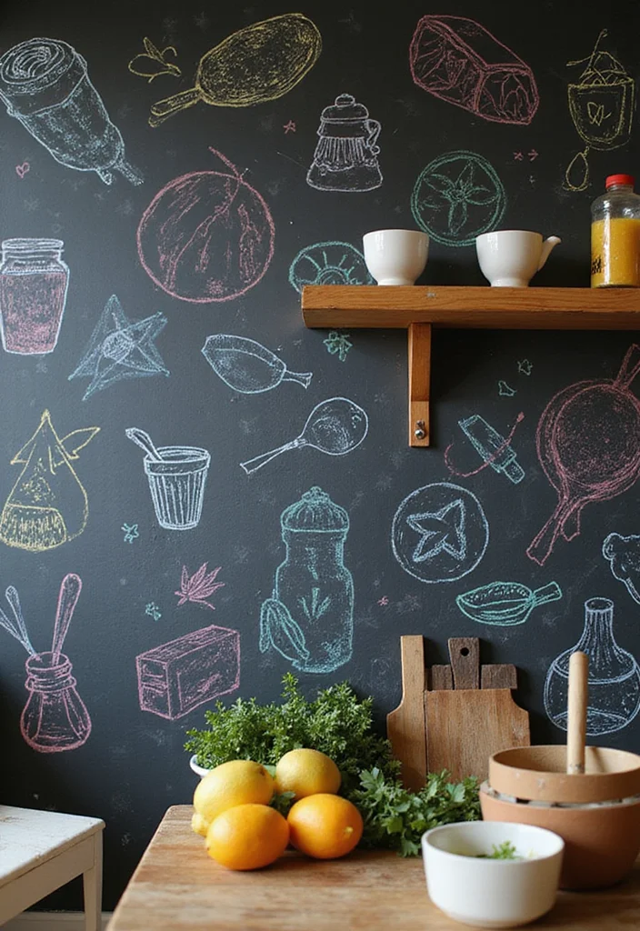 19 Unique Wall Decor Ideas That'll Make Your Home Insta-Worthy (Check Out #12!) - 11. Chalkboard Walls