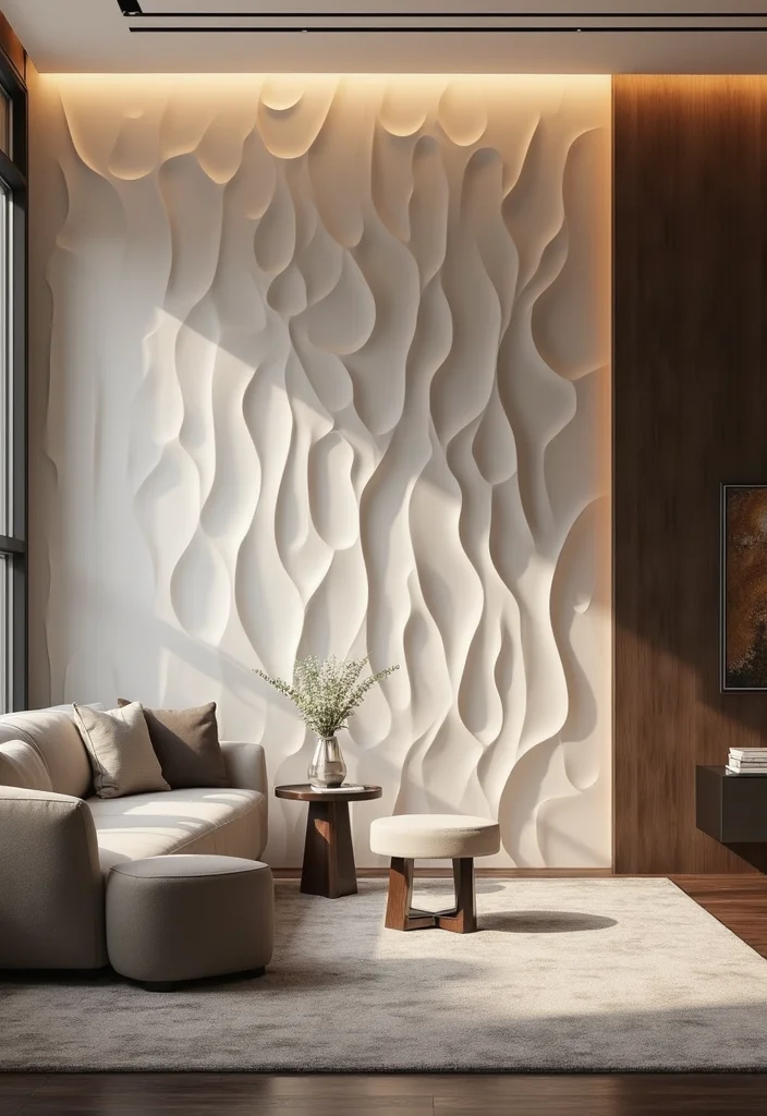19 Unique Wall Decor Ideas That'll Make Your Home Insta-Worthy (Check Out #12!) - 12. 3D Wall Panels