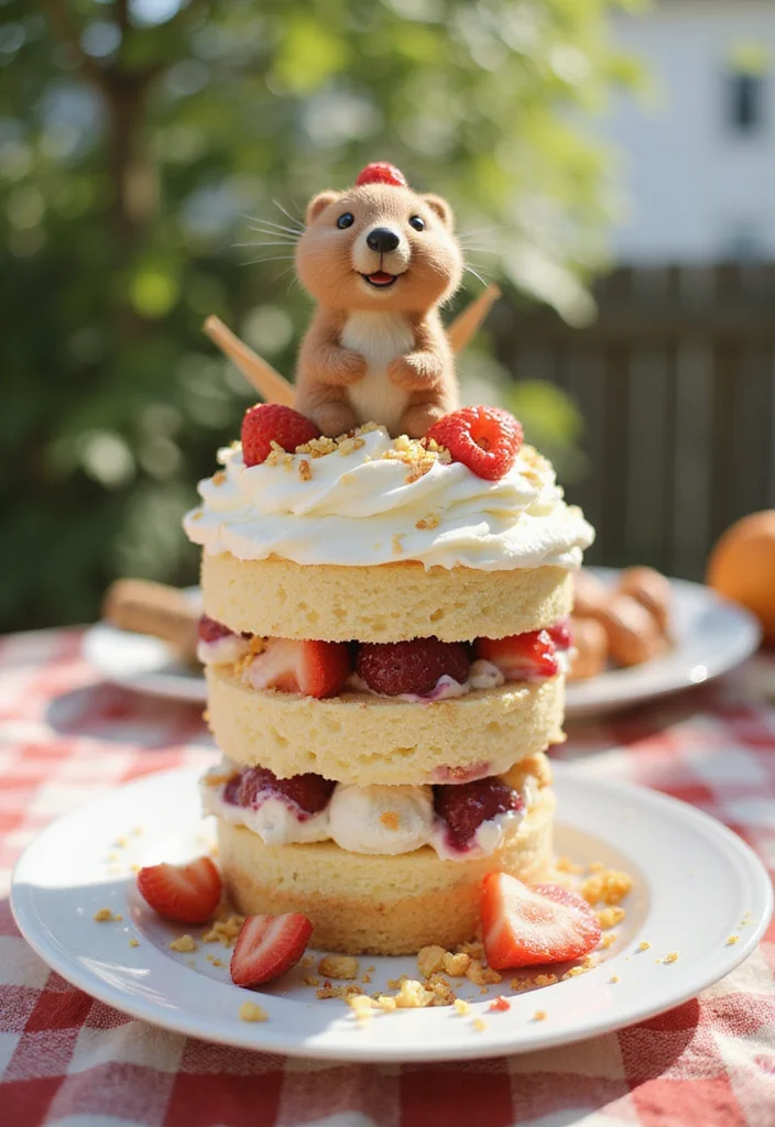 20 Creative Capybara Cake Ideas That Will Steal the Show at Your Next Party! - 11. Capybara Ice Cream Cake