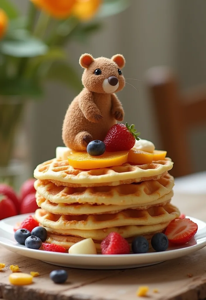 20 Creative Capybara Cake Ideas That Will Steal the Show at Your Next Party! - 20. Capybara Breakfast Cake