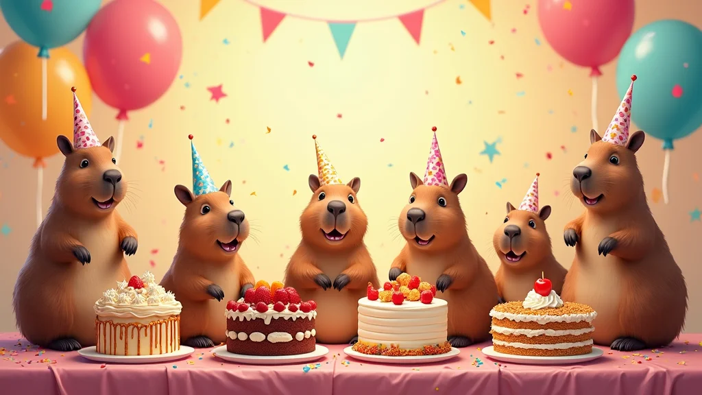 20 Creative Capybara Cake Ideas That Will Steal the Show at Your Next Party!